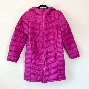 L.L. Bean Girls' Ultralight 650 Down Coat, Size Large (14-16)